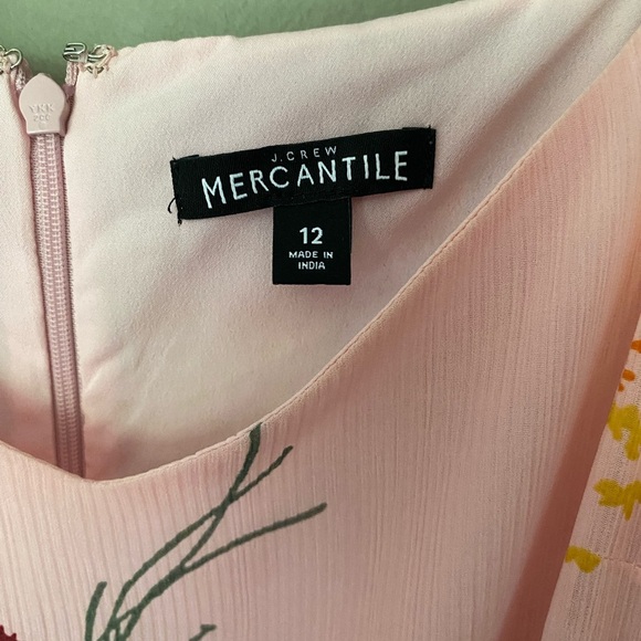 J. CREW MERCANTILE Floral Tiered Maxi Dress Sunburst Bouquet Size 12 - Picture 9 of 10